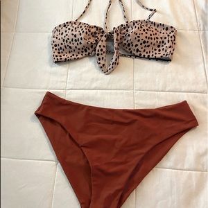 Two piece bathing suit